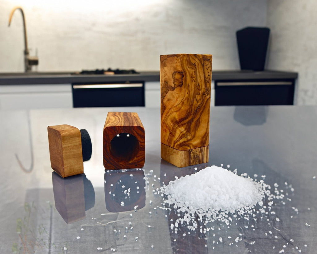 Wooden Salt Pepper Shakers | Olive Wood Salt and Pepper Shaker Set | Olivarts