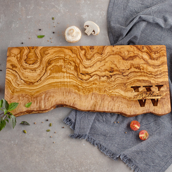 Cutting Board Wooden | Rustic Wood Cutting Board | Olivarts